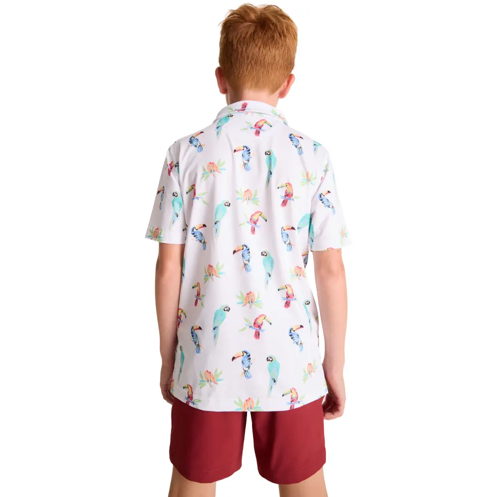 Chubbies Kids' Dude Where's Macaw Polo - Image 6