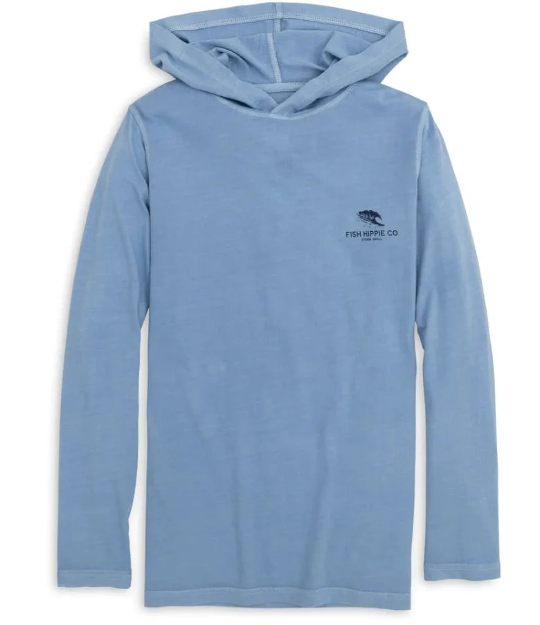Youth Graphic Hooded Tee Long Sleeve - Image 2