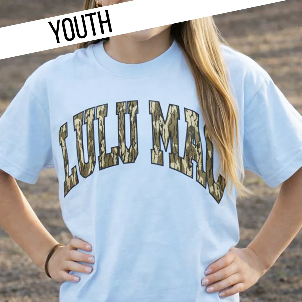 Girl's Lulu Mac Short Sleeve Mossy Oak Tee - Image 4