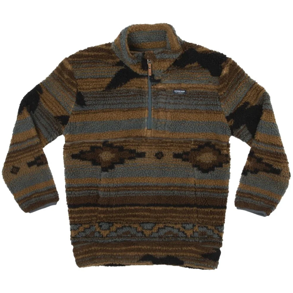 Youth Matagorda Rustic Fleece Pullover - Image 3