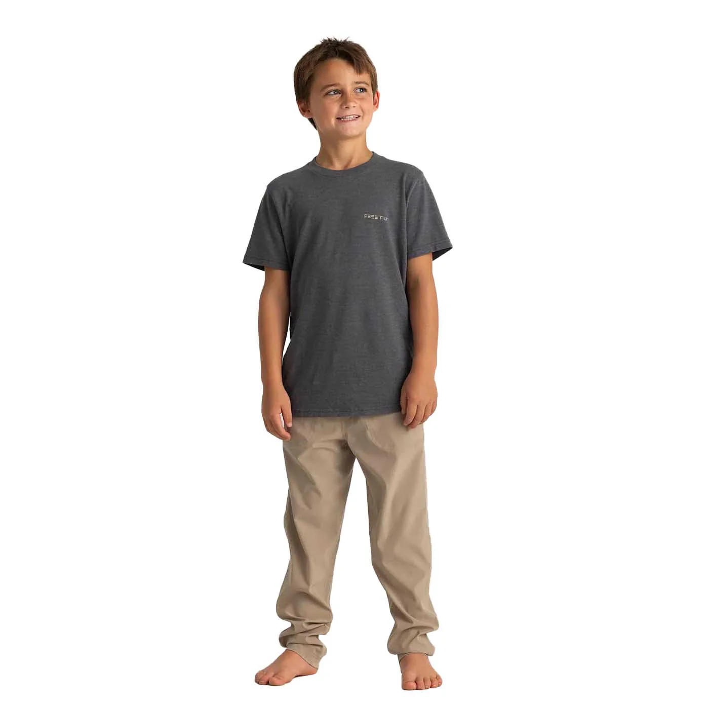 Free Fly Youth Vintage Camo Redfish Short Sleeve Tee - Image 2