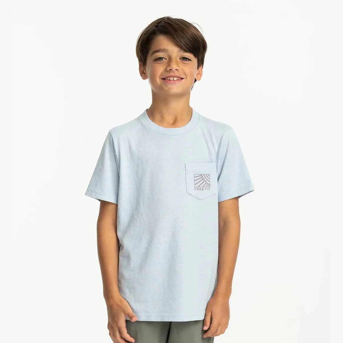 Free Fly Youth Surf & Sun Pocket Tee - Image 2
