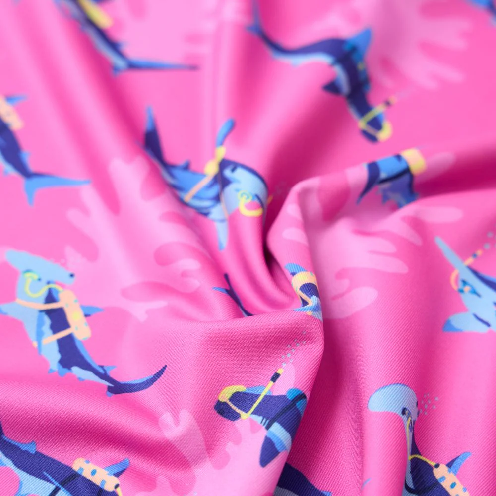 Chubbies Youth The Great Pink Shark Polo - Image 3