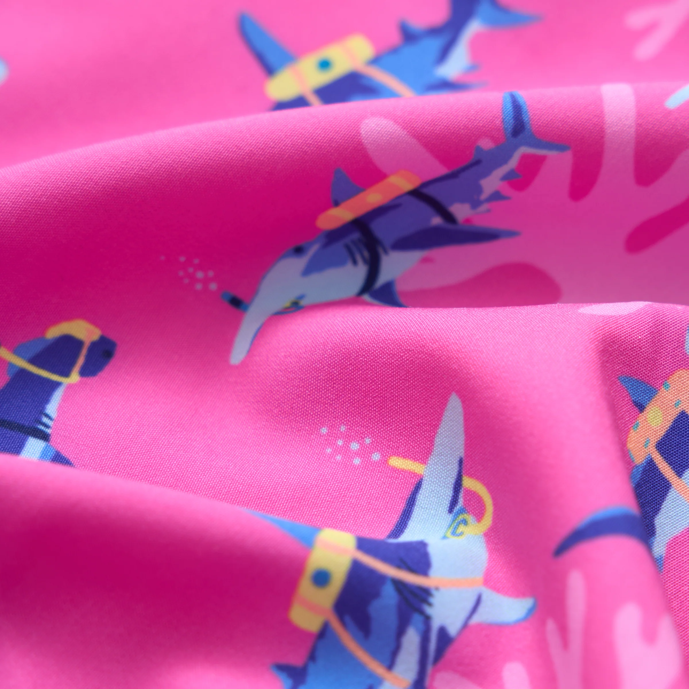Chubbies Youth The Great Pink Sharks Swim Trunks - Image 3