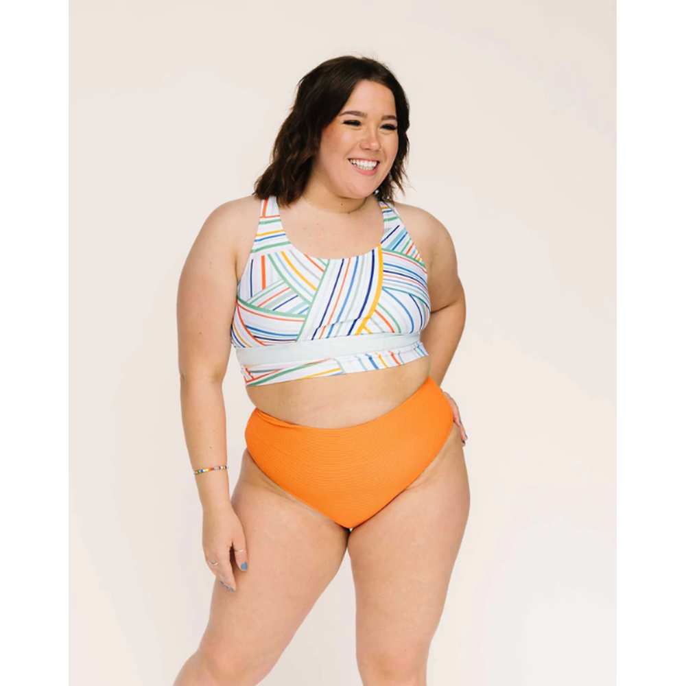 Zari Cut Back Crop Top - Image 2